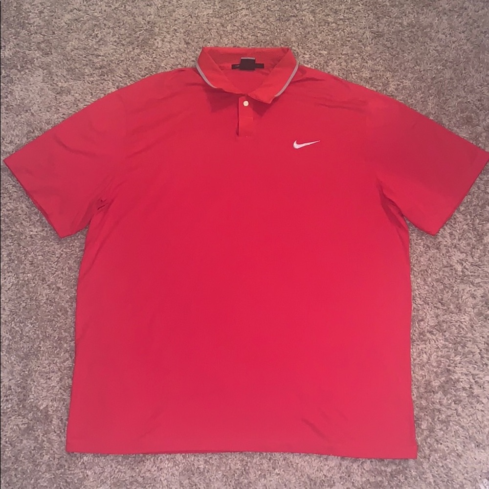 Tiger woods collection Sunday red golf shirt